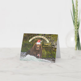 Katmai's Bear 856 Weihnachtsgrußkarte Karte