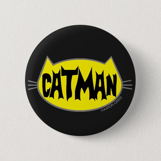 KATMAN Cat Lover Button (Vorderseite)