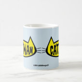 "KATMAN" MENS KATZLOVER-RETRO-LOGO KAFFEETASSE (Mittel)