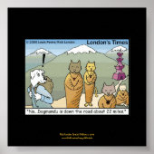 Katmandu & Dogmandu Cartoon Funny Poster (Vorne)
