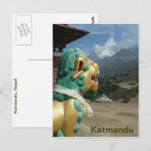 Katmandu, Nepal Postkarte (Vorne/Hinten)