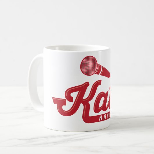 Kato Karaoke-Logo Kaffeetasse (Vorderseite Links)