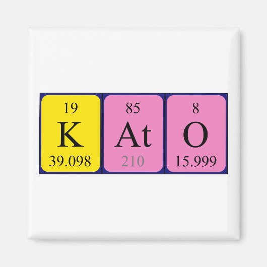 Kato Periodenmagnet Magnet (Vorne)