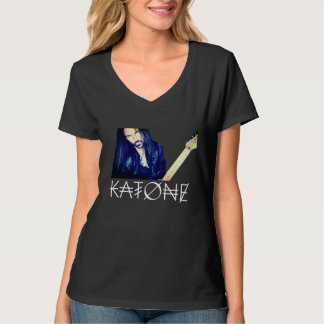 KATONE Woman's Graphic Dark / Neck T - Shirt