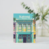 Katong Singapur Postkarte (Stehend Vorderseite)