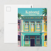 Katong Singapur Postkarte (Vorne/Hinten)