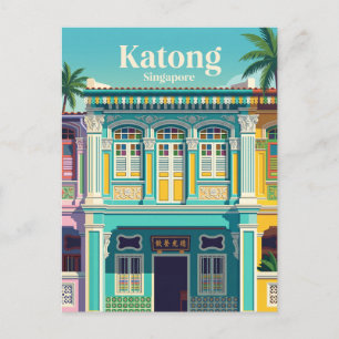 Katong Singapur Postkarte