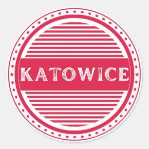 Katowice City Pride Emblem – Polnische Identität Runder Aufkleber