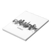 Katowice Poland Skyline BW Notizblock (Rotiert)