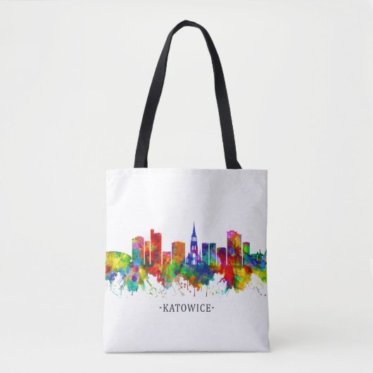 Katowice Poland Skyline Tasche (Vorderseite)