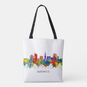 Katowice Poland Skyline Tasche (Rückseite)