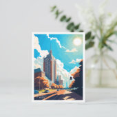 Katowice Polen Kunstmuseum Monte San Giorgio Postkarte (Stehend Vorderseite)