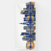 Katowice Skyline Banner (Vertikal)