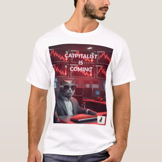KATPITALIST KOMMT - Katzenbruchs T-Shirt (Vorderseite)