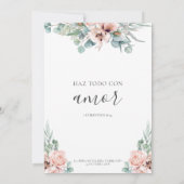 Katrina Invitación de Boda Catolica Einladung (Rückseite)