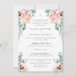 Katrina Invitación de Boda Catolica Einladung