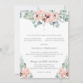 Katrina Invitación de Boda Catolica Wedding Einladung (Vorderseite)