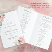 Katrina Katholic Wedding Mass Zeremony Program