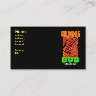 KATRINA ORANGE BUD VISITENKARTE
