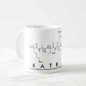 Katrina-Peptidnamen-Tasse Kaffeetasse (Vorderseite Links)