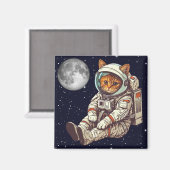 Katronaut Cat Astronaut Magnet (Vorderseite/Rückseite)