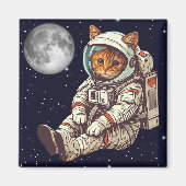 Katronaut Cat Astronaut Magnet (Vorne)