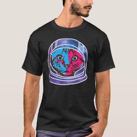 Katronaut-Katzenastronaut T-Shirt (Vorderseite)