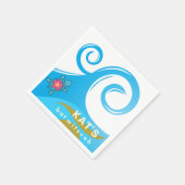 Kat's Bat Mitzvah Napkin Serviette (Ecke)