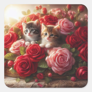 Katsa Quadratischer Aufkleber