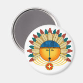 Katsina SunFace Magnet (Vorderseite/Rückseite)
