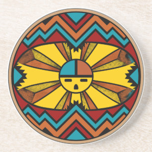 Katsina Sunface Sandstein Untersetzer