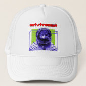 Katstronautin Kat Spaceman Truckerkappe (Vorderseite)
