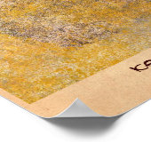 Katsuda Yukio Owl japanese orientalische Kunst Poster (Ecke)