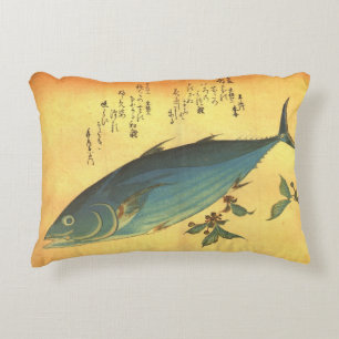 Katsuo (Skipjack-Thunfisch) - Hiroshige's Colorful Dekokissen