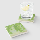 Katsura Tree Limbs in Springtime| Seabeck, WA Steinuntersetzer (Seitenansicht)