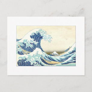 Katsushika Große Welle vor Kanagawa Postkarten