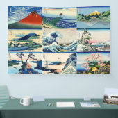 Katsushika Hokusai - 36 Ausblicke auf den Fuji Sel Banner (Messe)