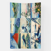 Katsushika Hokusai - 36 Ausblicke auf den Fuji Sel Banner (Vertikal)
