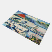 Katsushika Hokusai - 36 Ausblicke auf den Fuji Sel Fußmatte (Schrägansicht)