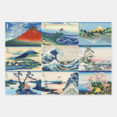 Katsushika Hokusai - 36 Ausblicke auf den Fuji Sel Geschenkpapier Set (Vorderseite 2)