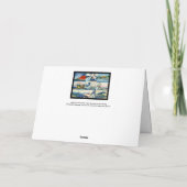 Katsushika Hokusai - 36 Ausblicke auf den Fuji Sel Karte (Rückseite)