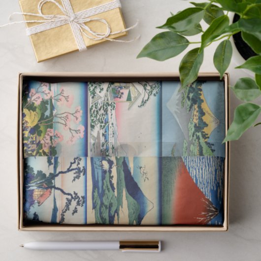 Katsushika Hokusai - 36 Ausblicke auf den Fuji Sel Seidenpapier (Geschenk)
