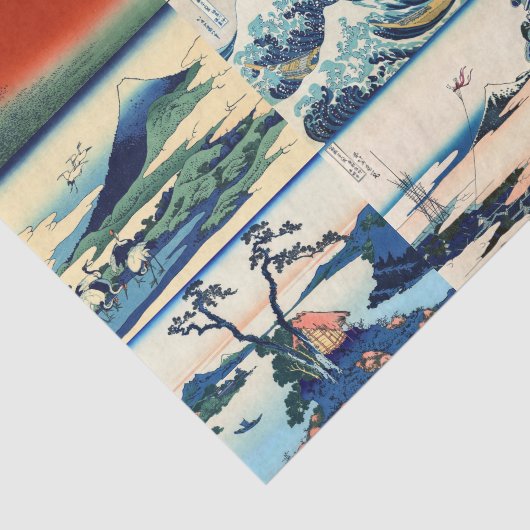 Katsushika Hokusai - 36 Ausblicke auf den Fuji Sel Seidenpapier (Ausschnitt)