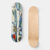 Katsushika Hokusai - 36 Ausblicke auf den Fuji Sel Skateboard (Vorderseite)