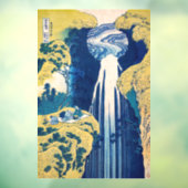 Katsushika Hokusai - Amida Falls Fensteraufkleber (Blatt 3)