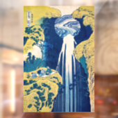 Katsushika Hokusai - Amida Falls Fensteraufkleber (Blatt 2)