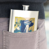 Katsushika Hokusai - Amida Falls Flachmann (Beispiel)