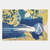 Katsushika Hokusai - Amida Falls Geschenkpapier Set (Vorderseite 3)