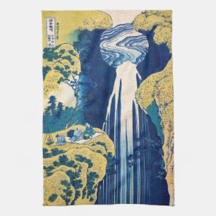 Katsushika Hokusai - Amida Falls Geschirrtuch