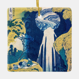 Katsushika Hokusai - Amida Falls Keramikornament